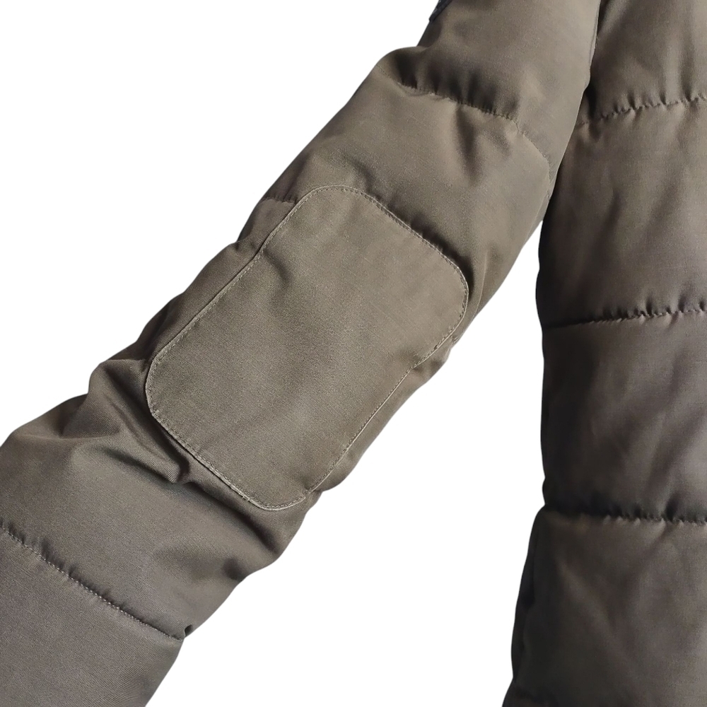 Guess Women's Olive Green Parka Coat Faux Fur Removable Hood Size Medium - Picture 7 of 14